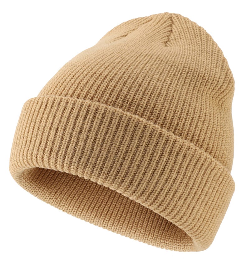 Connectyle Classic Men's Warm Winter Hats Acrylic Knit Cuff Beanie Cap Daily Beanie Hat (Khaki) ,Medium - Image 2